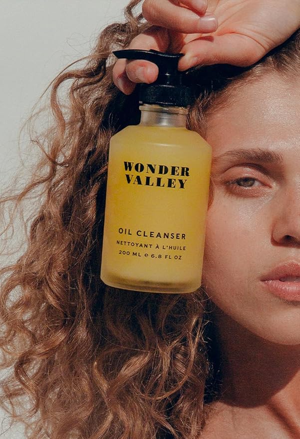 WONDER VALLEY - Oil Cleanser | Vegan, Cruelty-Free, All Skin Types | Cleanses and Hydrates All Skin Types (6.8 fl oz | 200 ml)