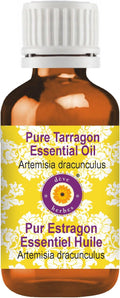dève herbes Tarragon Essential Oil (Artemisia Dracunculus) Pure | Non-Sticky | Non-Greasy | Lightweight | Men & Women | All Skin Types | Steam Distilled 15ml (0.5 oz)