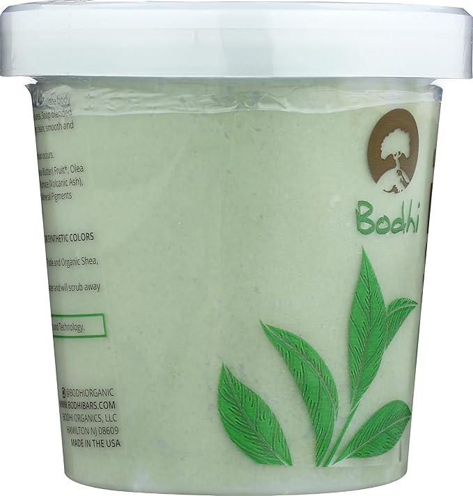 BODHI HANDMADE SOAP White Tea Ginger Whipped Soap, 14 OZ