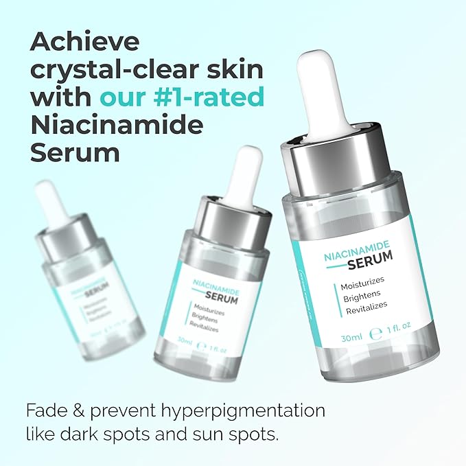 MY DERMA DREAM | Niacinamide Serum 5% for Face - Aids in Minimizing Pores, Fading Dark Spots, and Reducing Redness - Rich in Antioxidant Vitamin B3 - Anti-Aging Face Serum