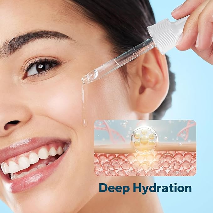 Hyaluronic Acid 2% + B5 and Ceramides (2.03 fl.oz), Hyaluronic Acid Serum for Daily Hydration, Lightweight Formula Absorbs Quickly to Leave Skin Feeling Plumper and Smoother, Non-Sticky Finish