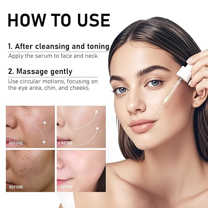 2% Hyaluronic Acid + Vitamin B5 Face Serum, Fragrance-Free Hydrating Plumping Serum for Sensitive Skin, Anti-Aging Daily Care for Women & Men, Smooth Fine Lines 30ml
