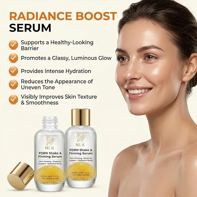 PDRN Bi-Phase Firming Serum, with AH8 Peptide, Centella Asiatica, and Niacinamide - An advanced serum for improved skin elasticity and radiance, Apple Stem Cell Elasticity Serum - 1 fl oz