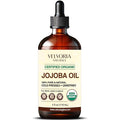 Organic Jojoba Oil - 100% Pure, Cold Pressed, Unrefined Non-GMO for Skin, Hair & Nails - 4oz