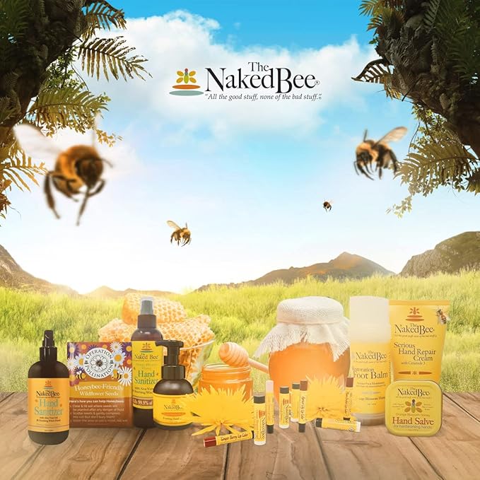 The Naked Bee Nourishing Body Lotion for All Skin Types (6.7oz) - Moisture Replenishing Lotion for Dry Skin with Nag Champa Sandalwood & Indian Massala