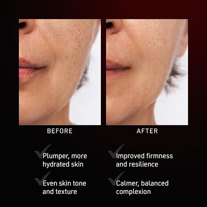 FAQ Red Light Peptide Serum – Hyaluronic Acid & Peptide Face Serum for Women & Men, Hydrating Skin Care to Enhance LED Light Routines