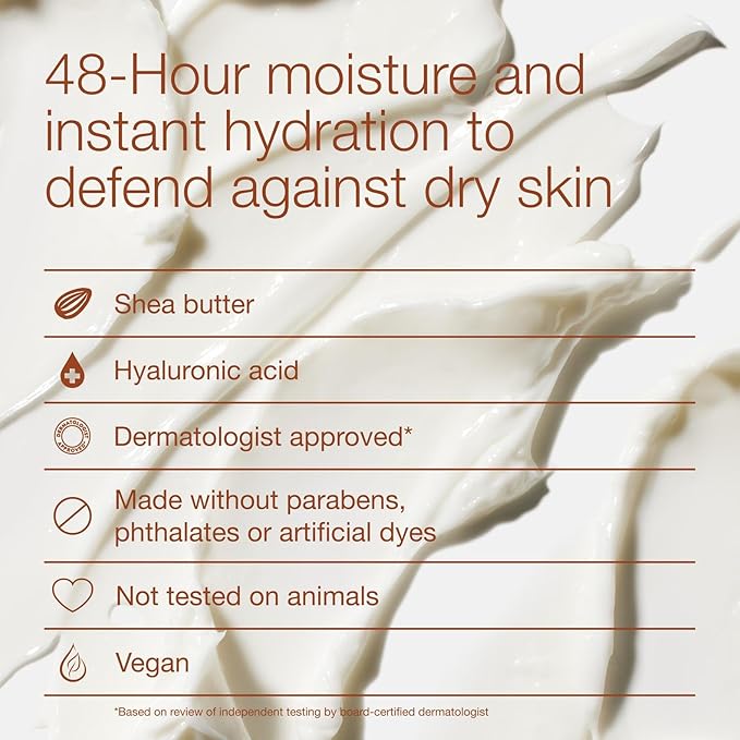 Bath & Body Works Warm Vanilla Sugar Body Cream, Ultimate Hydration Moisturizer with Shea Butter & Hyaluronic Acid for Dry Skin, Sparkling Sugar and Sweet Vanilla Scent, 8 oz - 1 Pack