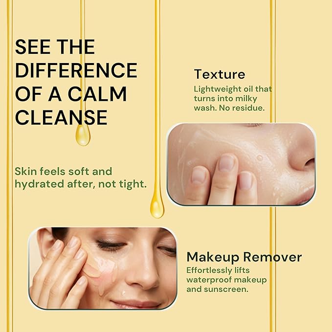 Wren Heartleaf & Centella Cleansing Oil – Pore Control & Double Cleanse Face Wash for Glass Skin, Melt Blackheads, Makeup & Sunscreen Remover, Calming for Sensitive Skin – 6.76 fl.oz
