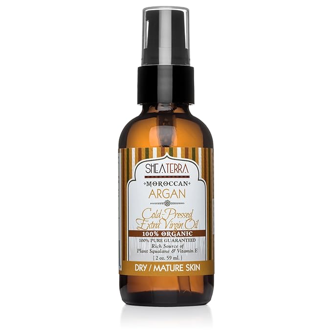 Shea Terra Egyptian Pomegrante Cold-pressed Extra Virgin Oil |All Natural & Organic Oil Rich in Anti-Aging Omega-5, Tocopherols & Ellagic Acid that Increase Skin Elasticity & Repair Skin Damage– 2 oz