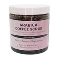 Arabica Coffee Salt Scrub, Moisturizing and Exfoliating, Natural Ingredients of Coconut Oil, Dead Sea Salt Intoxicating Scent (8oz, Arabica Coffee Salt Scrub)