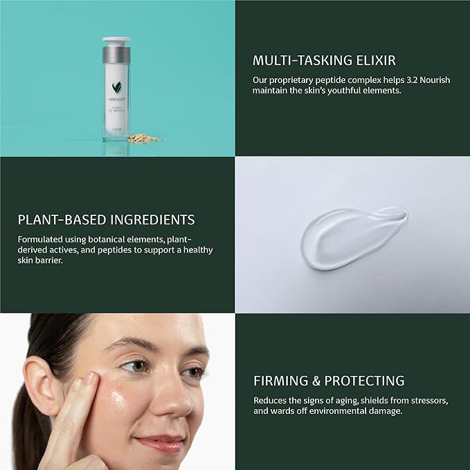 Skincare 3.2 Nourish Multi-Peptide Face Serum – Firming & Barrier-Supporting Formula with Peptides & Botanical Extracts, for All Skin Types