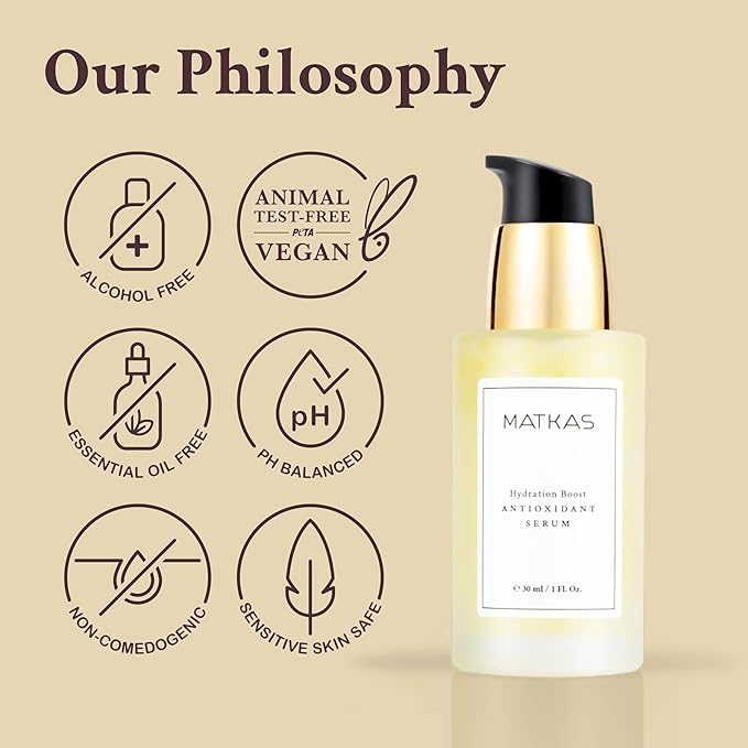 MATKAS Korean Antioxidant Centella Niacinamide Serum 1 Fl. Oz. - Niacinamide Serum for Face with Hyaluronic Acid, Korean Skincare for Dark Spots, Centella Ampoule Redness Corrector for Face