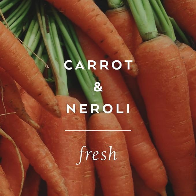 The Cottage Greenhouse Carrot & Neroli Handcreme, 4 oz, Moisturizing Lotion for Dry Hands, Quick Absorbing Shea Butter & Cocoa Butter, Luxury Purse Essentials