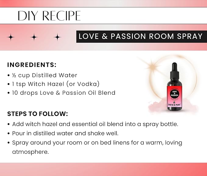 Earth N Pure Oil Blend for Love & Passion 50 ML