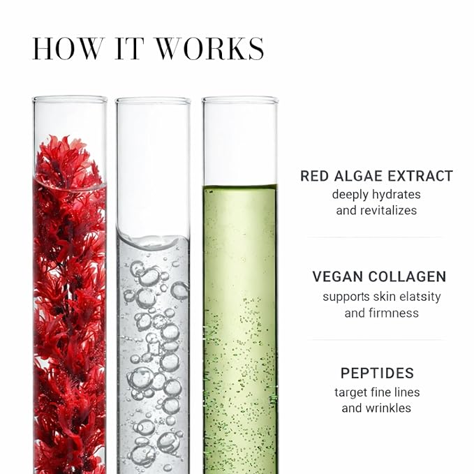 Noku Marine Cream 100ml – Ultra-Hydrating Anti-Aging Moisturizer for Men & Women | Red Algae, Vegan Collagen & Argireline Peptides | Airless Jar, Vegan, Cruelty-Free, EWG VERIFIED