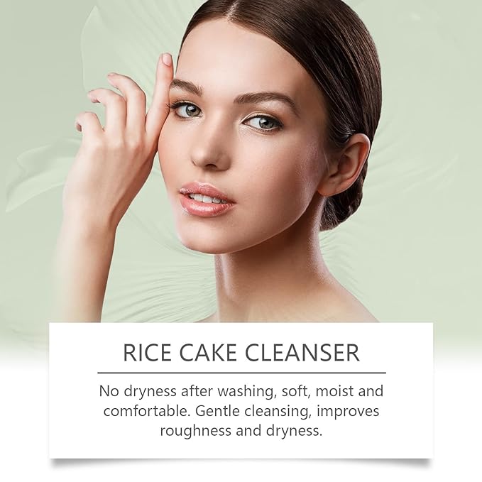 Mung Bean Foam Cleanser, pH-Balanced Purifying Face Wash, Gently Cleanses Excess Oil & Dirt for Smooth, Refreshed Skin, Daily Facial Cleanser for Oily & Combination Skin