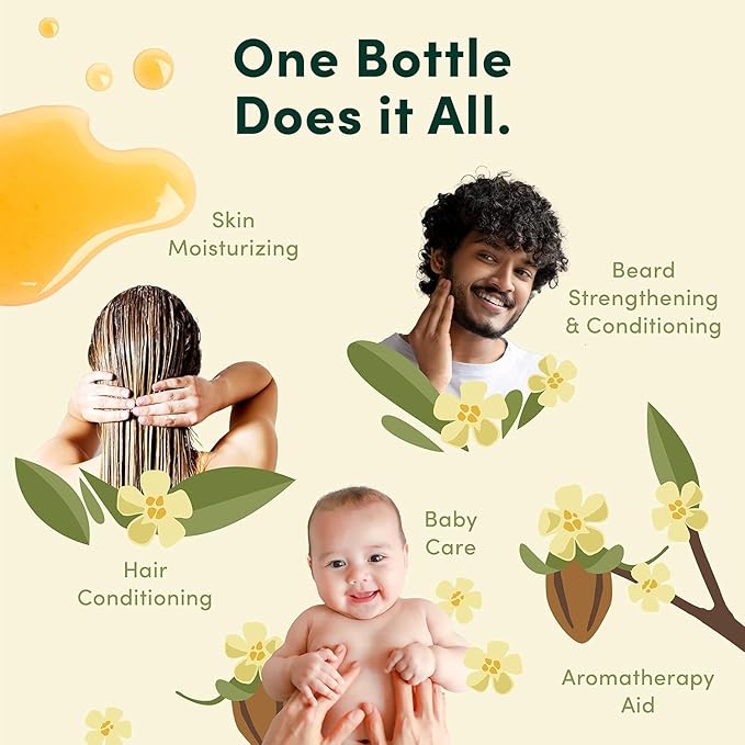 HobaCare Jojoba Baby Oil with Pump Dispenser – 100% Pure Natural Unrefined Unscented Hexane Free Cold Pressed Jojoba Oil for Baby Hair, Infant Skin, Scalp Moisturizing, Body Care Shower Gift (8.45 oz)
