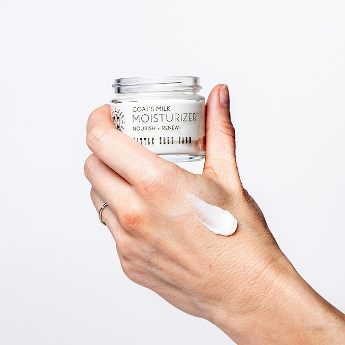Little Seed Farm Goat's Milk Face Moisturizer - All Natural, Organic Moisturizer Face Cream - 2.0 Ounce
