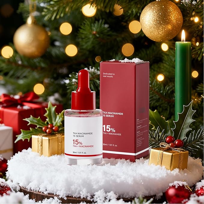 TXA 5% + Niacinamide 10% Facial Serum for Dark Spot, Uneven Skin Tone & Daily Hydration Care, Glow Serum for Face, Tranexamic Acid 5% | Korean Skincare, 1.01 fl.oz