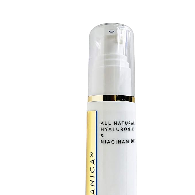 HYALURONIC SHOT Anti-aging Face Lifting Firming Serum 1.7oz–All Natural Organic Vegan+Advanced Science Hyaluronic Acid, Niacinimade Plump Tighten Hydrate Smooth wrinkles-NO ALCOHOL