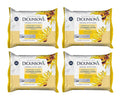 Dickinson's Original Witch Hazel Refreshingly Clean Cleansing Cloths with Aloe, 4 Pack, 25 Cloths per Pack