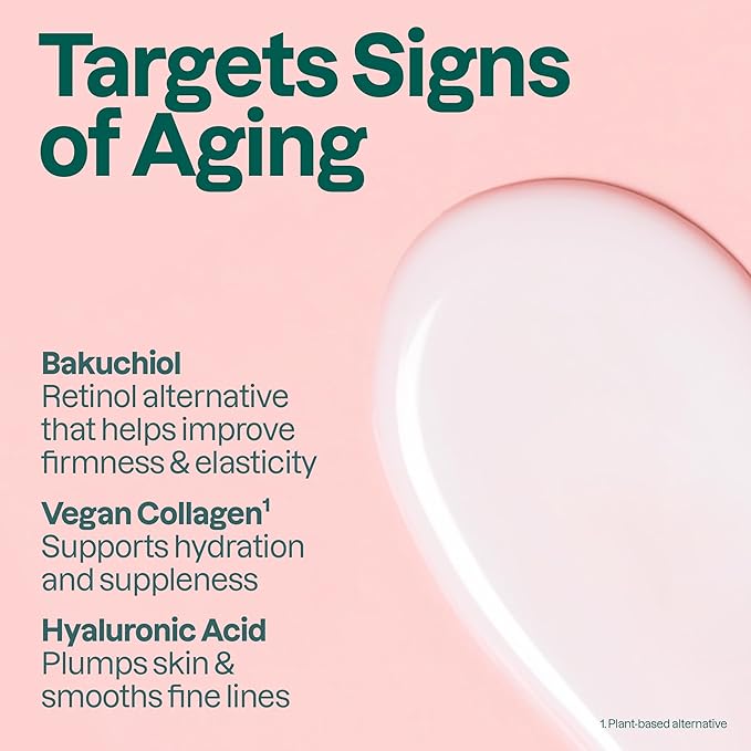 ATTITUDE Anti Aging Hyaluronic Acid Serum for Face, Plumping Facial Serum for Wrinkles & Fine Lines, Fragrance Free Skincare, Dermatologically Tested, Travel Size, EWG Verified, Vegan, 1 Fl Oz