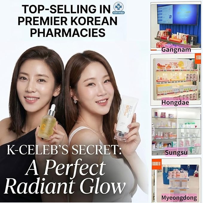 ELT Vita Youth Vitamin C Face Serum 1.69fl.oz.(50ml) -Korean Ferulic Acid, Beta-Glucan - Skin Brightening, Anti-Aging, Dark Spot Remover - K-Beauty Skincare (Pack of 1)