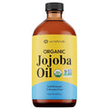 Us Naturals 16oz Organic Jojoba Oil – Glass Bottle – USDA Certified Organic & Non-GMO – 100% Pure, Cold-pressed, Unrefined, Hexane-free – Premium Glow-Boosting Oil