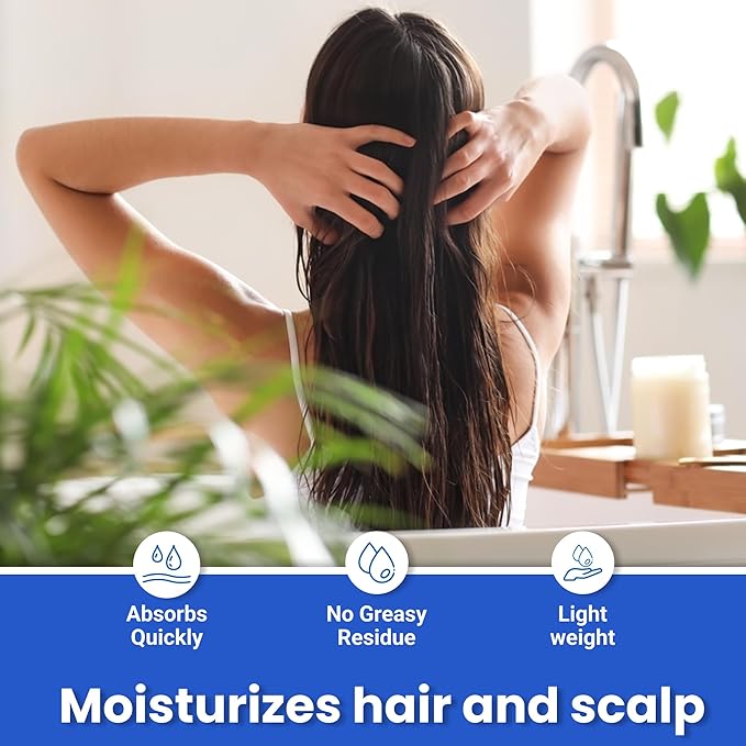 Earth’s Care Jojoba Oil - 100% Pure Jojoba Oil for Hair, Skin and Nails - Cold Pressed - Nourishing Natural Moisturizer - 8 FL OZ