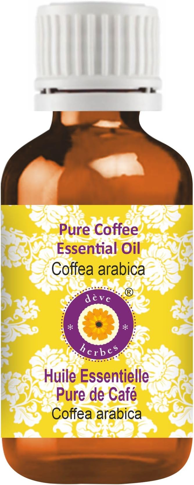 dève herbes Pure Coffee Essential Oil (Coffea Arabica) Steam Distilled 2ml (0.06 oz)