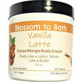Blossom to Bath Vanilla Latte Cocoa Mango Body Cream (8 Ounce) - Phthalate Free Fragrance - Feels Like A Lotion And Works Like A Butter with a Deep Vanilla Scent