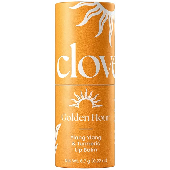 Cloven Tallow Lip Balm, Deep Hydration for Lips, Face & Dry Skin | Natural Grass-Fed, Organic Ingredients, Nourishes & Protects | Ylang-Ylang & Turmeric | Made in the USA