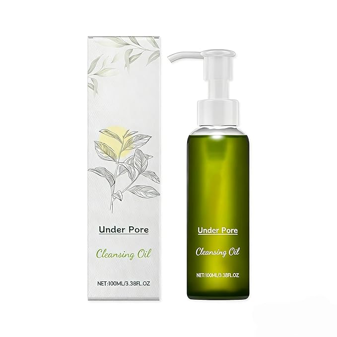 Plant-Based Cleansing Oil with Rosemary & Tea Tree Oil - Makeup Removing Face Wash Oil with Macadamia & Camellia Seed Oils for All Skin Types, 3.38FL.OZ