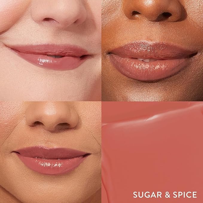LAURA GELLER NEW YORK Jelly Balm Moisturizing Tinted Lip Color - Sugar & Spice - Hydrating Vitamin E - Semi-Shine Finish