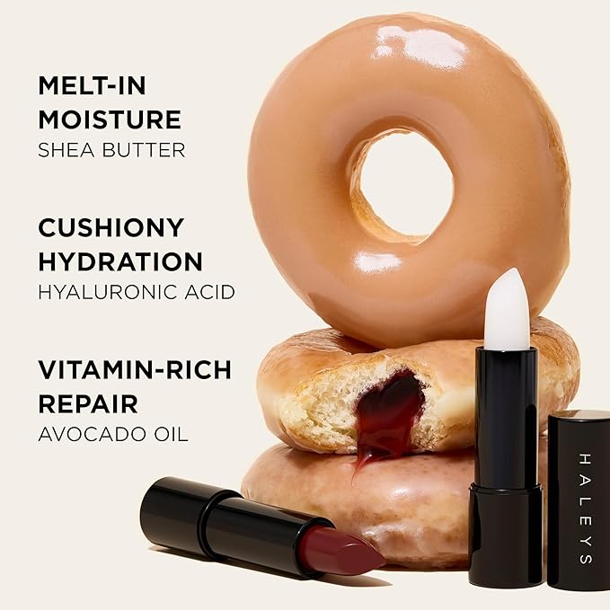 HALEYS Re-pair Nourishing Lip Balm, VEGAN KOREAN formula with Hyaluronic Acid, Shea Butter & Avocado for Dewy Soft Lips, 0 Residue, Lightweight, Shine, All-Day Comfort, Calms, Soothes, Hydrates Lips