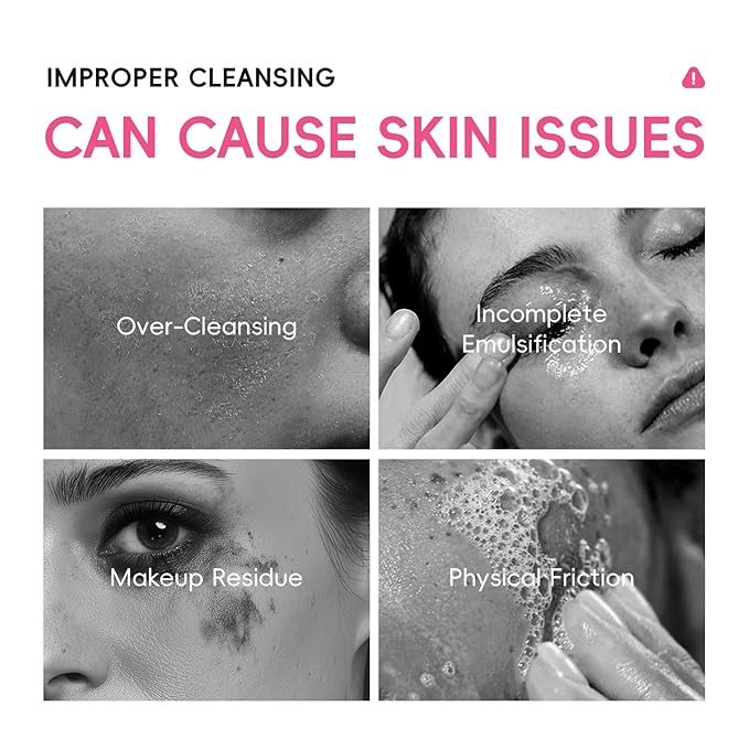 Sakura Makeup Cleansing Balm, All-in-One Cleanser Deep Cleansing Cream, Hydrating Cleanser for Face with Spatula, Dissolves Heavy Waterproof Makeup Remove for All Skin Types, 100 g/3.53 oz