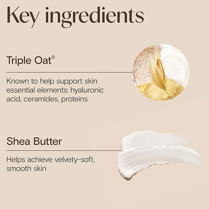 Aveeno Skin Relief Moisturizing Lotion Heals Very Dry, Sensitive Skin, Fast-Absorbing Body Lotion with Soothing Triple Oat & Shea Butter Formula, Fragrance Free, Non-Comedogenic, 8 oz