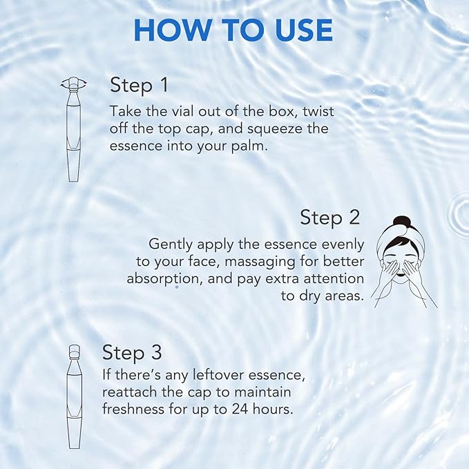 3% Hyaluronic Acid Serum Ultra-Hydrating Vials,Hyaluronic Acid, Hyaluronic Acids for Face Serum for Women Anti Aging Single-Use Tubes Vials(1 Box of 30)