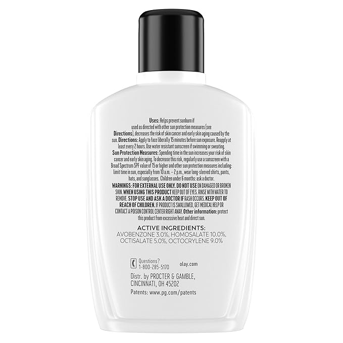 Olay Complete+ Face Moisturizer with Sunscreen SPF 40,For Sensitive Skin,Broad Spectrum Sun Protection,Fragrence-Free-No White Cast on All Tones,Nourishes Moisture Barrier-Ceramides,6 Oz,(Pack of 2)