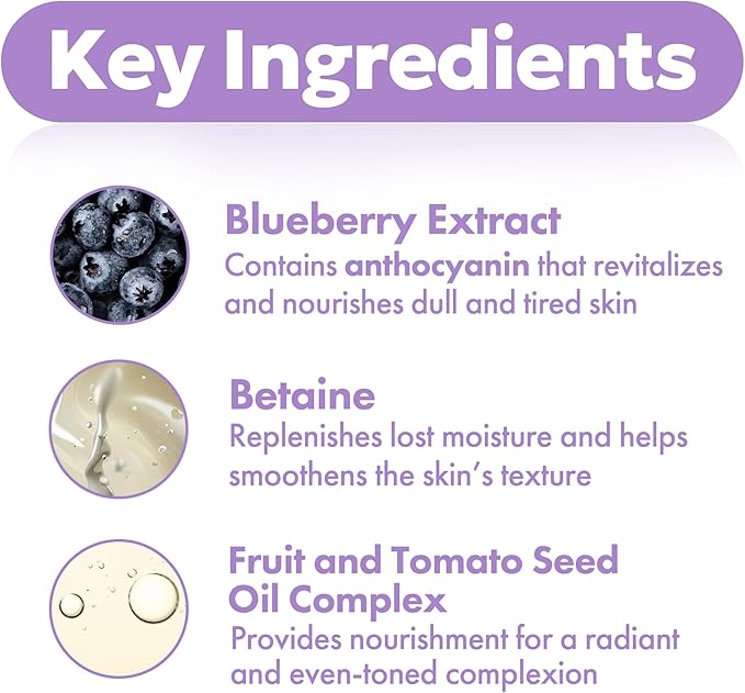 FRUDIA Blueberry Hydrating Face Toner (6.59 fl oz) - Moisturizing Korean Face Toner w/ 88% Blueberry Extract, Vegan Panthenol for Dry Skin | Vegan and Cruelty Free