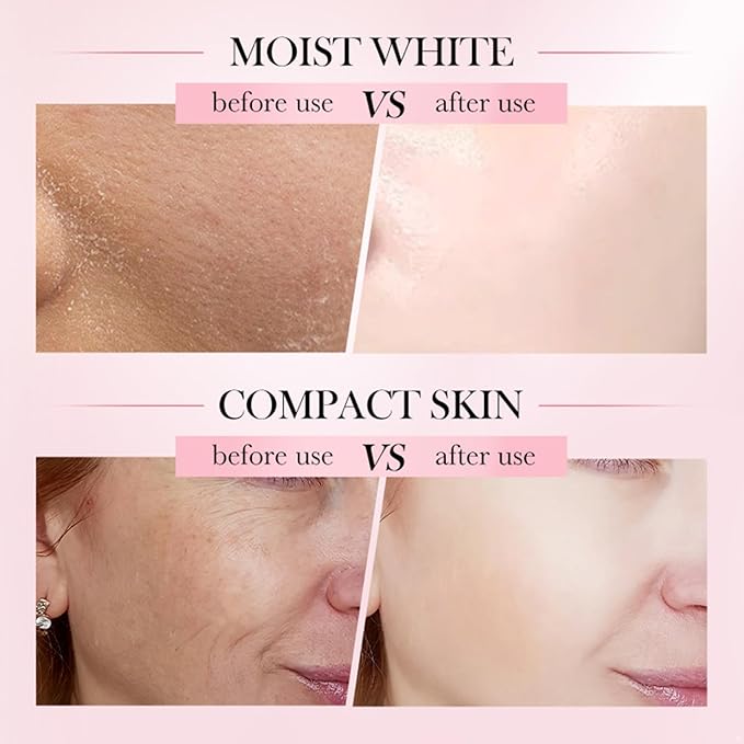 30ML Hydrating Facial Essence for Women Deep Moisture Nourishing Serum Non Greasy Fast Absorbing Skin Care Beauty Essential Pink One Size