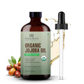 Botanic Hearth USDA Organic Jojoba Oil 4 Fl Oz |100% Pure and Natural- Cold Pressed & Hexane Free Natural Hair Growth Oil for Eyelashes, Eyebrows, Skin, Body, Face, Nails & Scalp