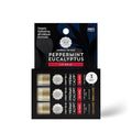 Woolzies Peppermint Essentials Lip Balm Set: All-Natural Shea Butter, Beeswax, Coconut Oil, Vitamin E Infused Lip Moisturizer Care (3 Pack, Men's)