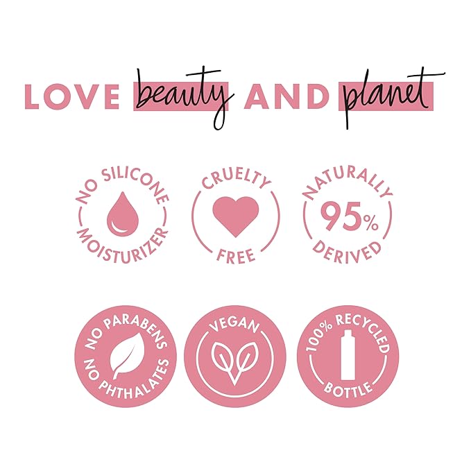 Love Beauty and Planet Delicious Glow Body Lotion Murumuru Butter & Rose for Soft, Glowing Skin Natural Ingredients, Plant-Based Moisturizers, Vegan, Cruelty-Free 13.5 oz