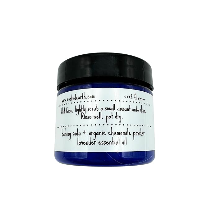 Herbal Face Scrub - For All Skin Types - 2 oz - Everyday Facial Wash - Natural Exfoliation