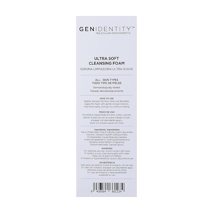 Ultra Gentle Cleansing Foam - Face Wash for Women - Detoxifying and Mattifying Facial Cleanser - Face Wash Removes Impurities - 6.8 oz
