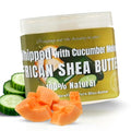 RA COSMETICS Whipped Shea Butter with Cucumber-Melon Extract – 100% Unrefined Shea Body Butter from Ghana – Moisturizes Skin, Nourishes & Conditions Hair – Softens and Smooth Lips, Hands & Feet – 12oz