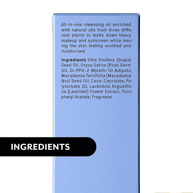 The Act Face Cleansing Oil – Hydrating Makeup Remover & Deep Pore Cleanser | Natural Oils with Grape Seed | Men & Women Cleansing Facial Wash for All Skin Types, Vegan & Cruelty Free | 3.72 fl oz