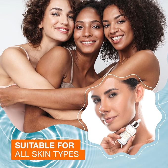 Natural Chemist Vitamin C Serum With Collagen - Dermatologist Tested, Skin Brightening, Anti-Aging, Acne Treatment, Fades Dark Spots, Cruelty Free Korean Skin Care For All Skin Types - 1.69 oz