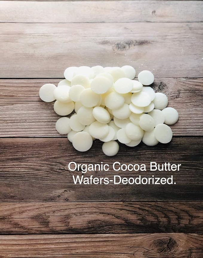 ORGANIC COCOA BUTTER-DEODORIZED WAFERS 16 oz. by Oslove Organics (16)